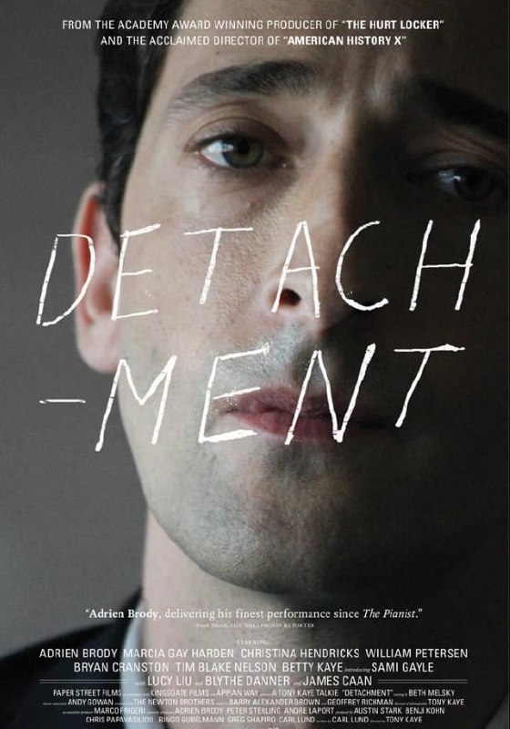 名称：超脱 Detachment描述：亨利•巴赫特（艾德里安•布洛迪 Adrien Brody 饰）来到社区学校担任代课老师