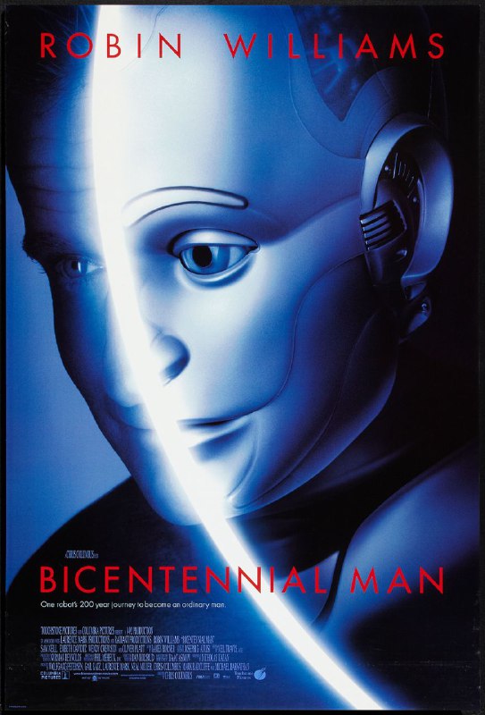名称：机器管家 Bicentennial Man (1999)描述：机器人安德鲁（罗宾·威廉斯 Robin Williams 饰）是尼尔家四代人的管家