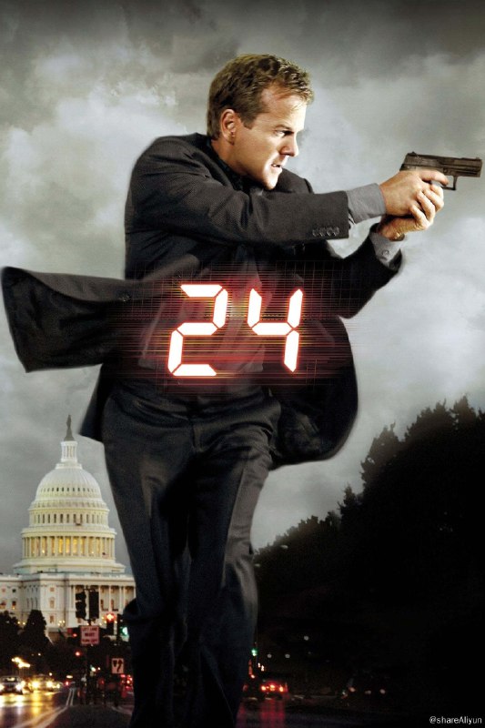 名称：24小时描述：深夜12点，美国洛杉矶反恐小组负责人杰克·鲍尔（基弗·萨瑟兰 Kiefer Sutherland 饰）接到同事妮娜·麦尔斯（莎拉·克拉克 Sarah Clarke 饰）的电话，让他火速回办公室，因为情报显示