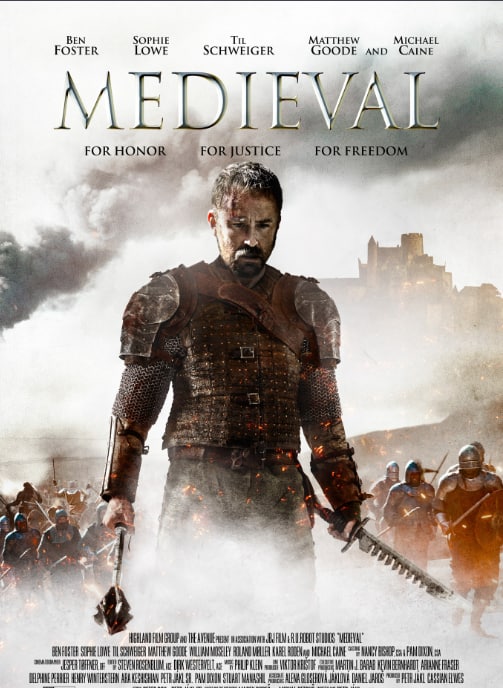 名称：中世纪描述：影片根据真实事件改编，聚焦15世纪捷克民族英雄约翰·杰式卡(本·福斯特饰)，他组建的改革大军曾抵抗条顿骑士团与神圣罗马帝国军队~链接：