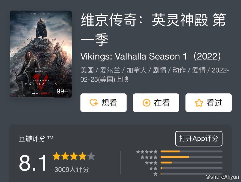 名称：维京传奇：英灵神殿  Vikings Valhalla S01～S02描述：《维京传奇：英灵神殿》的背景设定在一千多年前的 11 世纪初期，记载了有史以来最著名的诸维京人物的冒险事迹：传奇探险家莱夫·埃里克松（山姆·科利特饰）、他脾气火爆而任性的妹妹弗蕾迪丝·埃里克斯多特（弗丽达·古斯塔夫松饰），还有野心勃勃的北欧王子哈拉尔·西居尔松（里奥·苏特饰）