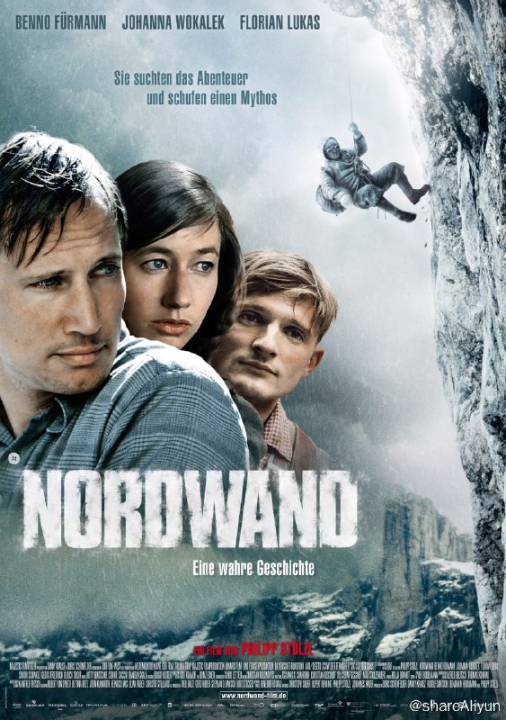 名称：北壁 Nordwand (2008)描述：1936年纳粹者发起全国青少年挑战阿尔卑斯山背面的活动,很多人都认为那是死亡之墙,但还是有2位德国青少年挑战,而最终失败的故事