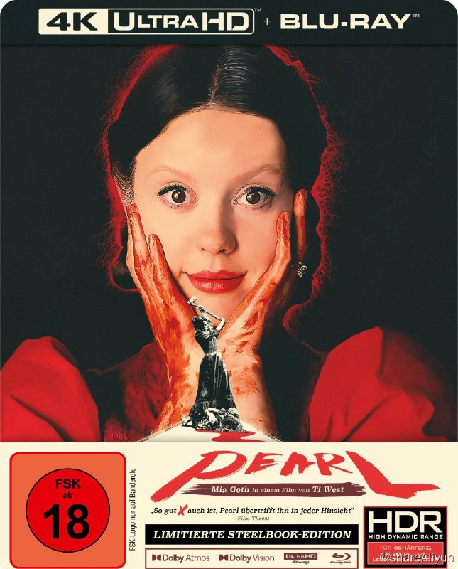 名称：珀尔 4K原盘REMUX [杜比视界] [内封简英双字]描述：珀尔的剧情简介 · · · · · ·  电影为《X》的前传，讲述了邪恶的老太太珀尔（米娅·高斯 Mia Goth 饰）年轻时的故事